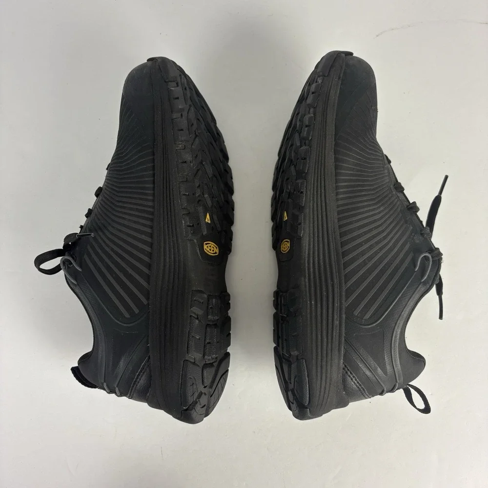 Keen Work Shoes Men's Size 9EE Black Utility Konnectfit Safety Toe